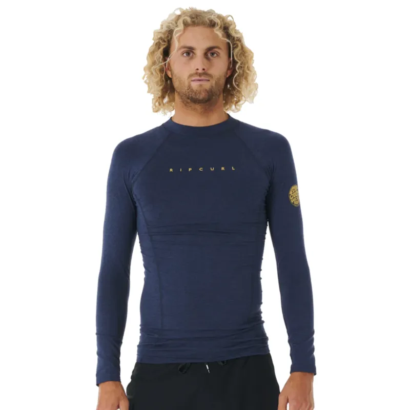Dawn Patrol Perf S/S UV in Navy Marle